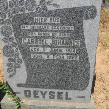 DEYSEL Gabriel Johannes 1914-1958