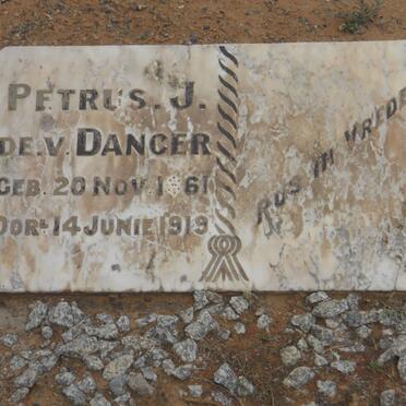 DANCER Petrus J. De V. 1861-1919