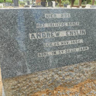 ENSLIN Andrew 1892-