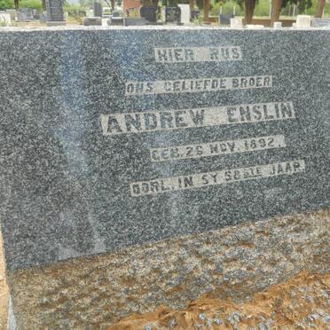 ENSLIN Andrew 1892-