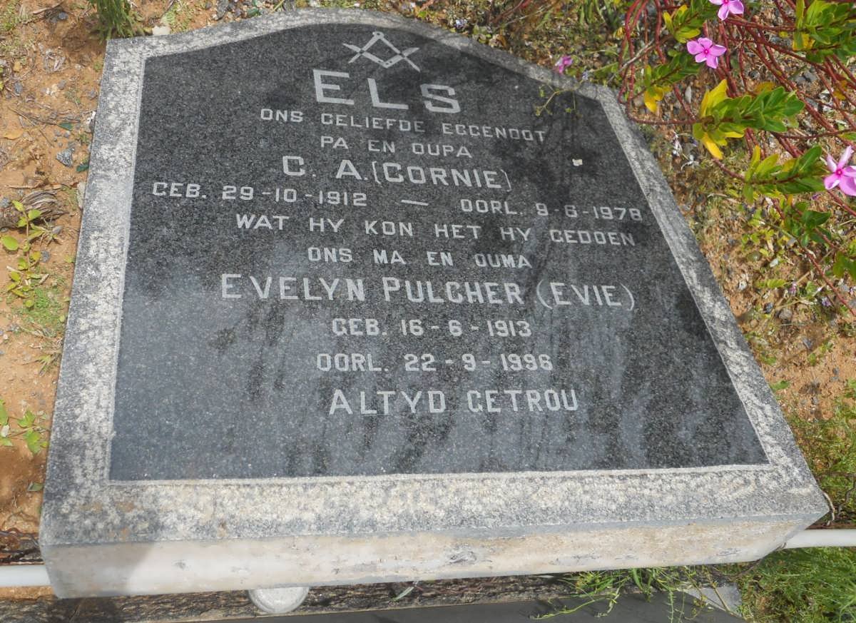 ELS C.A. 1912-1978 &amp; Evelyn PULCHER 1913-1996