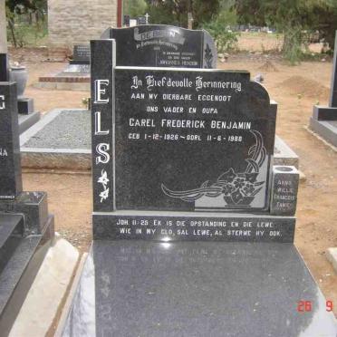 ELS Carel Frederick Benjamin 1926-1988