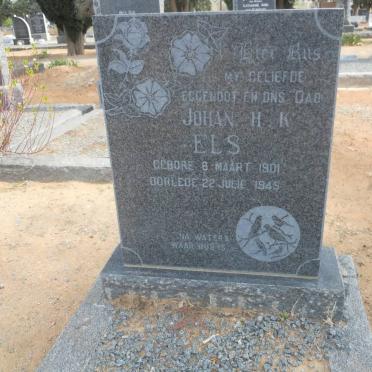 ELS Johan H.K. 1901-1945