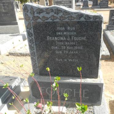 FOUCHÉ Francina J. nee NAUDE -1946