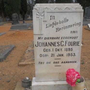 FOURIE Johannes C. 1895-1953