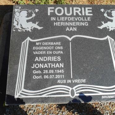 FOURIE Andries Jonathan 1945-2011
