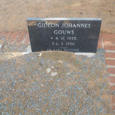 GOUWS Gideon Johannes 1935-1956 :: GOUWS Noome