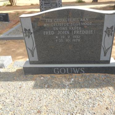 GOUWS Fred John 1922-1979