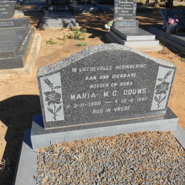 GOUWS Maria M. C. 1909-1981
