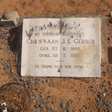 GERBER Christiaan J.E. 1888-1957