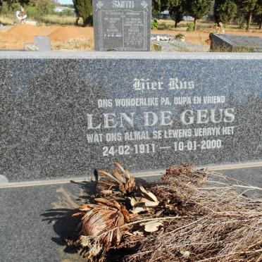 GEUS Len, de 1911-2000