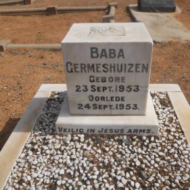 GERMESHUIZEN Baba 1953-1953