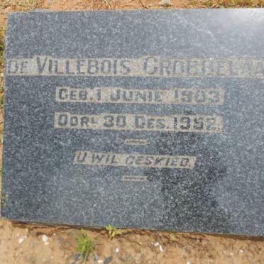 GROBBELAAR De Villebois 1903-1952