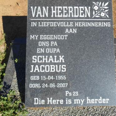 HEERDEN Schalk Jacobus, van 1955-2007