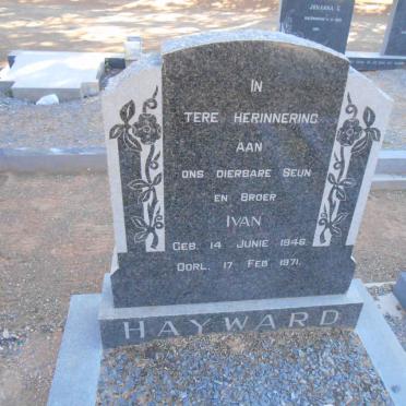 HAYWARD Ivan 1946-1971