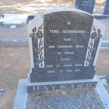 HAYWARD Ivan 1946-1971