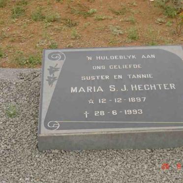 HECHTER Maria S.J. 1897-1993