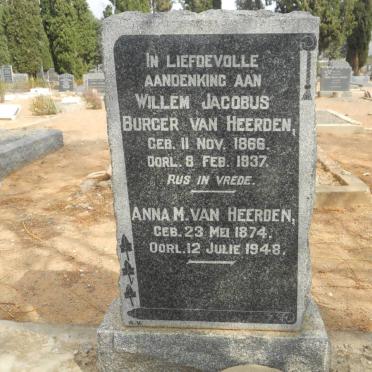 HEERDEN Willem Jacobus Burger, van 1866-1937 &amp; Anna M. 1874-1948