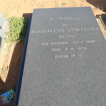 HUGO Magdalena Stoffelina nee BASSON 1929-1979