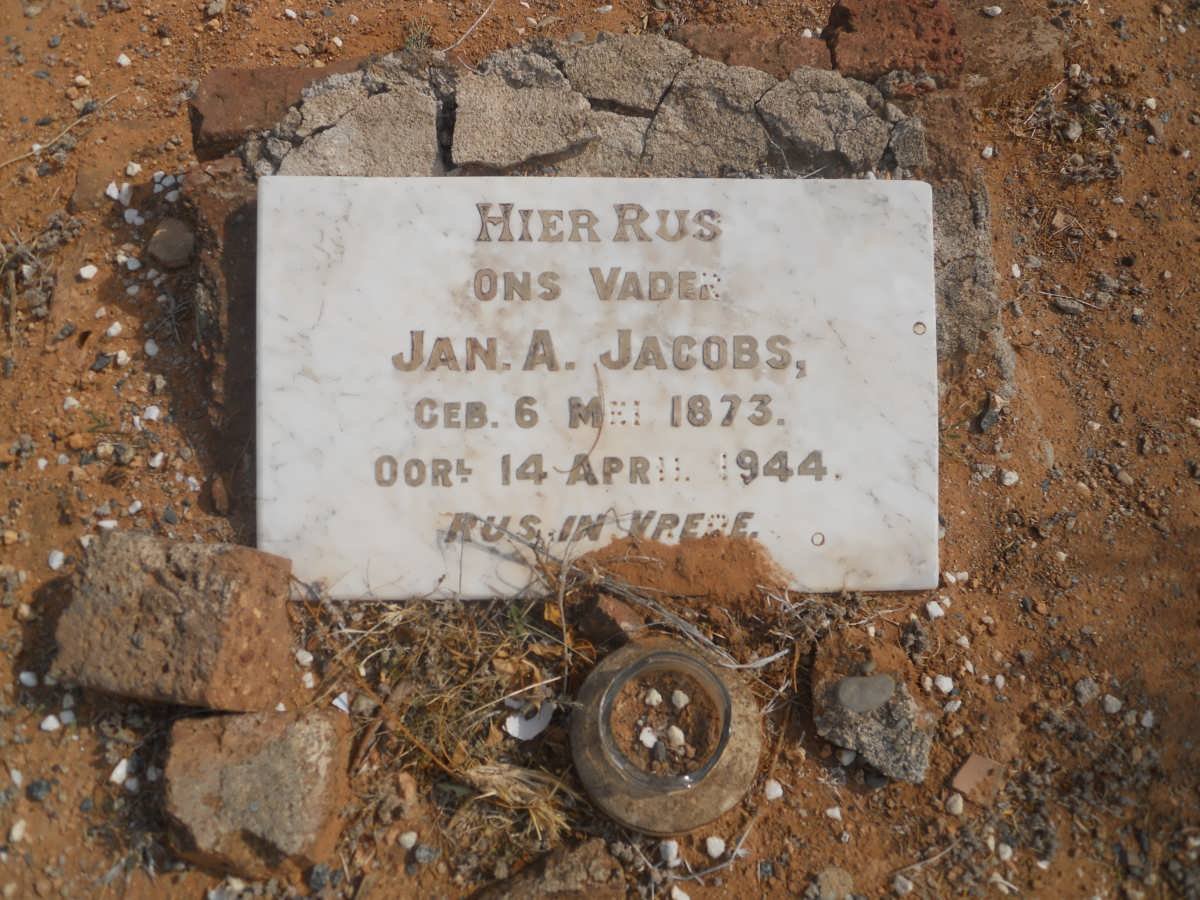 JACOBS Jan A. 1873-1944