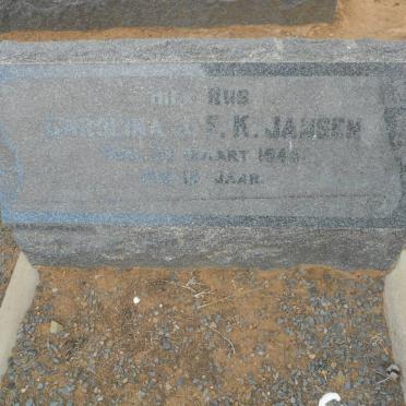 JANSEN Carolina J.F.K. -1945