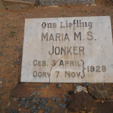 JONKER Maria M.S. 1928-1928