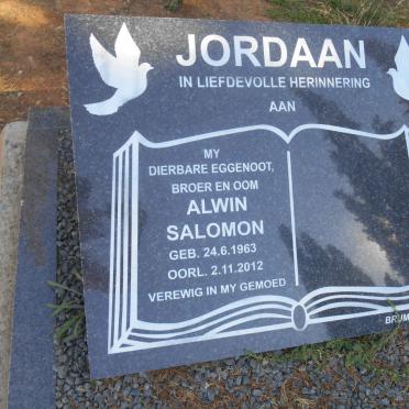 JORDAAN Alwin Salomon 1963-2012
