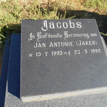 JACOBS Jan Antonie 1935-1992