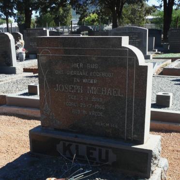 KLEU Joseph Michael 1893-1966