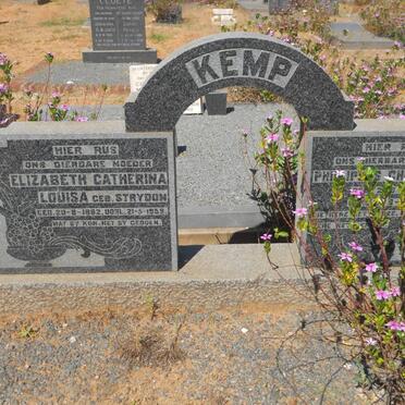 KEMP Phillippus Christoffel 1876-1957 &amp; Elizabeth Catherina Louisa STRYDOM 1882-1959