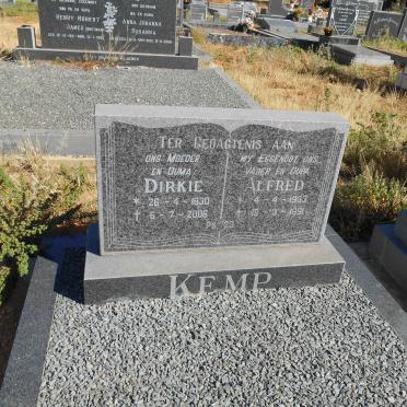 KEMP Alfred 1933-1991 &amp; Dirkie 1930-2006