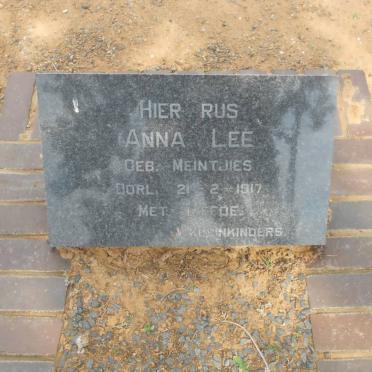 LEE Anna nee MEINTJIES -1917