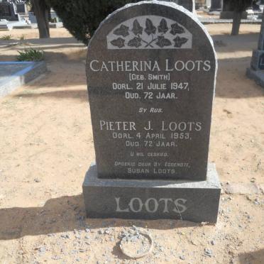 LOOTS Pieter J. -1953 &amp; Catherina SMITH -1947
