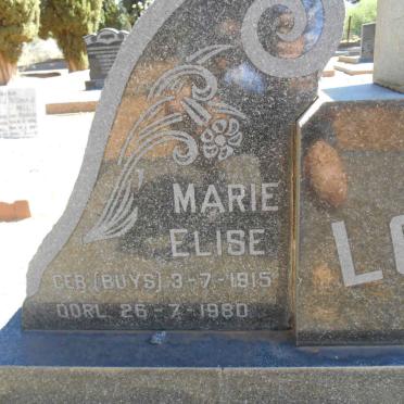 LOOTS Gilbert Alphonso 1914-1965 &amp; Marie Elise BUYS 1915-1980