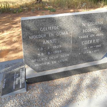 MOSTERT Coerrie 1910-1977 &amp; Annie 1929-1999 :: ERASMUS A.G. Peggy 1947-2011
