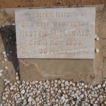MARAIS Hester M. 1936-1942