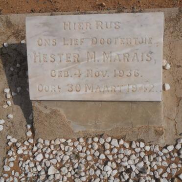 MARAIS Hester M. 1936-1942