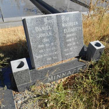 MINNAAR Daniël Johan 1939-1987 &amp; Maureen Elizabeth 1938-1991