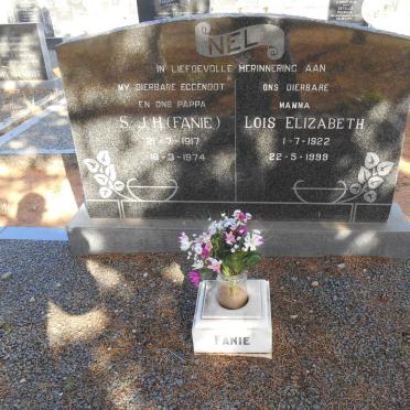 NEL S.J.H. 1917-1974 &amp; Lois Elizabeth 1922-1999