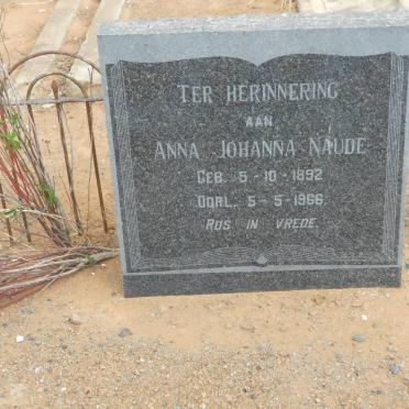 NAUDE Anna Johanna 1892-1966