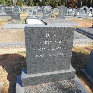RADEMEYER Lucy 1893-1978