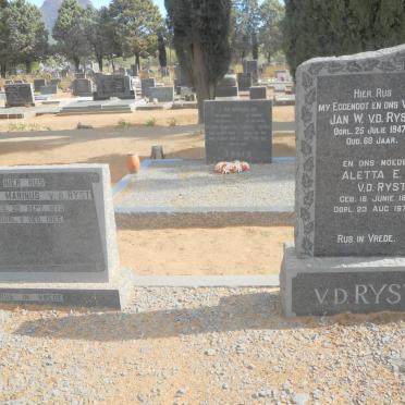 RYST Jan W., v.d. -1947 &amp; Aletta E.J. 1892-1977 :: V.D. RYST Diederik Marinus 1873-1965