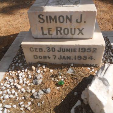 ROUX Simon J., le 1952-1954