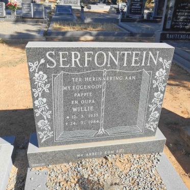 SERFONTEIN Willie 1933-1984