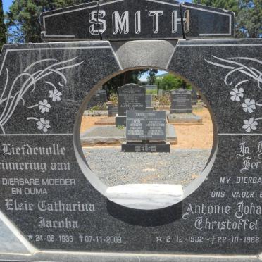 SMITH Antonie Johannes Christoffel 1932-1988 &amp; Elsie Catharina Jacoba 1933-2009