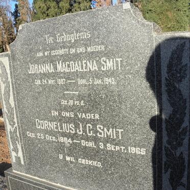 SMIT Cornelius J.G. 1884-1965 &amp; Johanna Magdalena 1887-1943