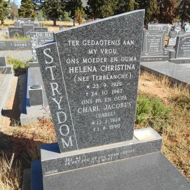 STRYDOM Charl Jacobus 1928-1990 &amp; Helena Christina TERBLANCHE 1929-1987
