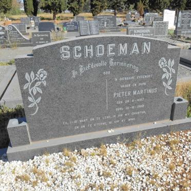 SCHOEMAN Pieter Martinus 1897-1985