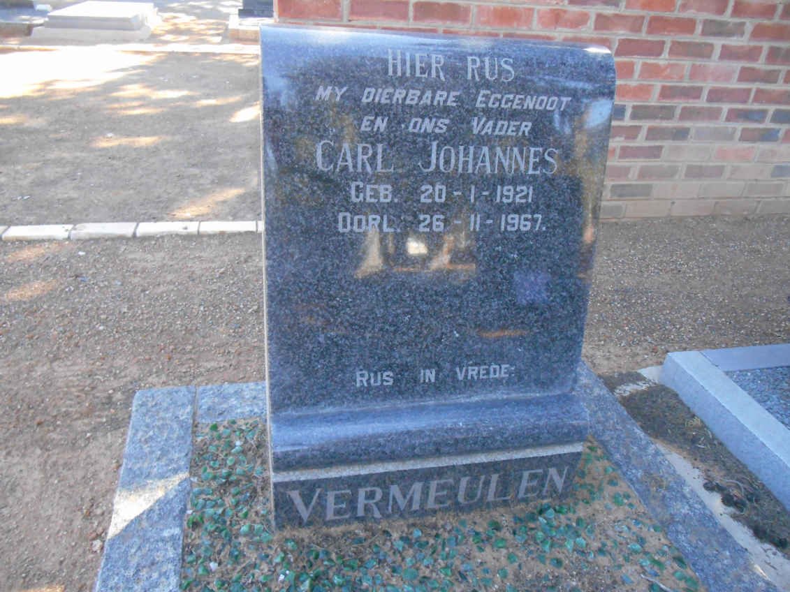 VERMEULEN Carl Johannes 1921-1967