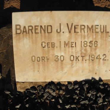 VERMEULEN Barend J. 1856-1942
